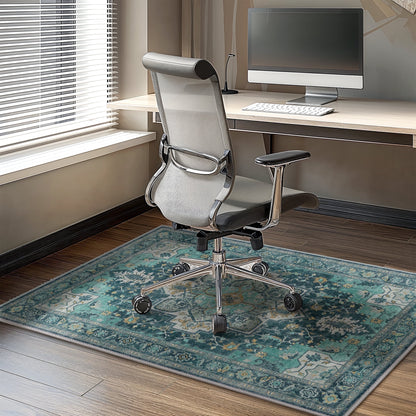 KUETH 36"X 48" Protective Flooring Office Chair Mat for Hardwood Floor and Tile Floor, Heavy Duty Desk Chair Mat for Carpets, Anti Slip Office Floor Mats for Rolling Chairs, Low Pile Under Desk Rug