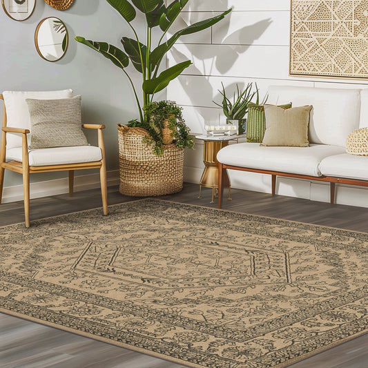 KUETH Area Rugs 8X10 Machine Washable Rugs for Living Room Runner Rug Non-Slip Area Rugs