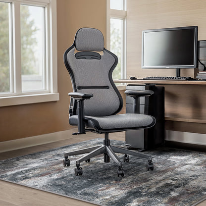 KUETH 48"X 60" Protective Flooring Office Chair Mat for Hardwood Floor and Tile Floor, Heavy Duty Desk Chair Mat for Carpets, Anti Slip Office Floor Mats for Rolling Chairs, Low Pile Under Desk Rug