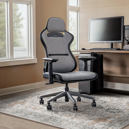 KUETH 48"X 60" Protective Flooring Office Chair Mat for Hardwood Floor and Tile Floor, Heavy Duty Desk Chair Mat for Carpets, Anti Slip Office Floor Mats for Rolling Chairs, Low Pile Under Desk Rug